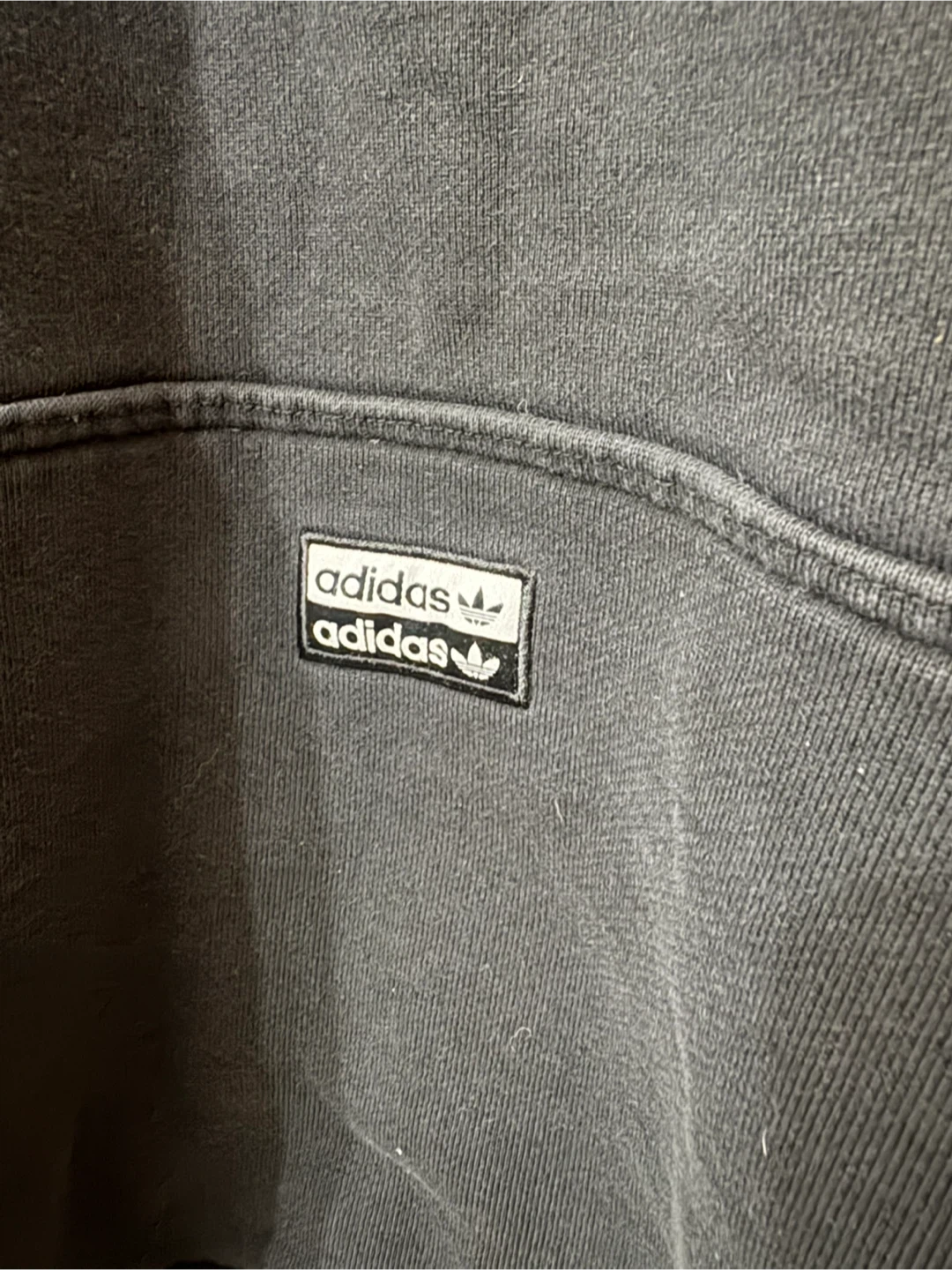 Adidas Originals R.Y.V. Double Big Logo Hoodie Black Men's S - photo 4
