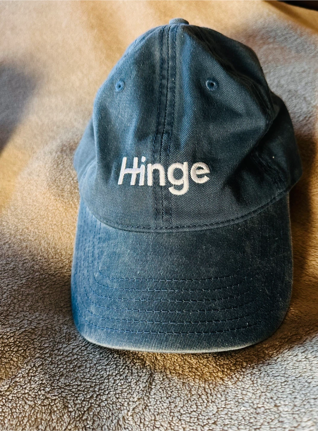 Hinge Denim Baseball Cap