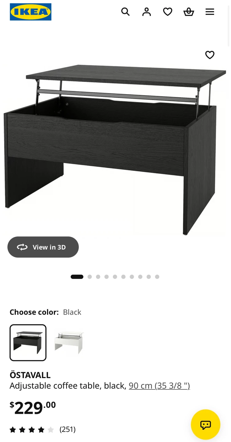 IKEA OSTAVALL TABLE - photo 5