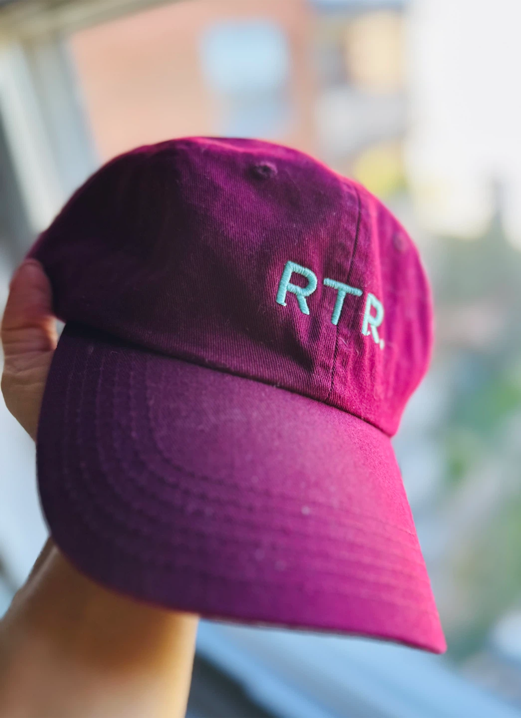 RTR. Maroon Embroidered Baseball Cap - photo 5