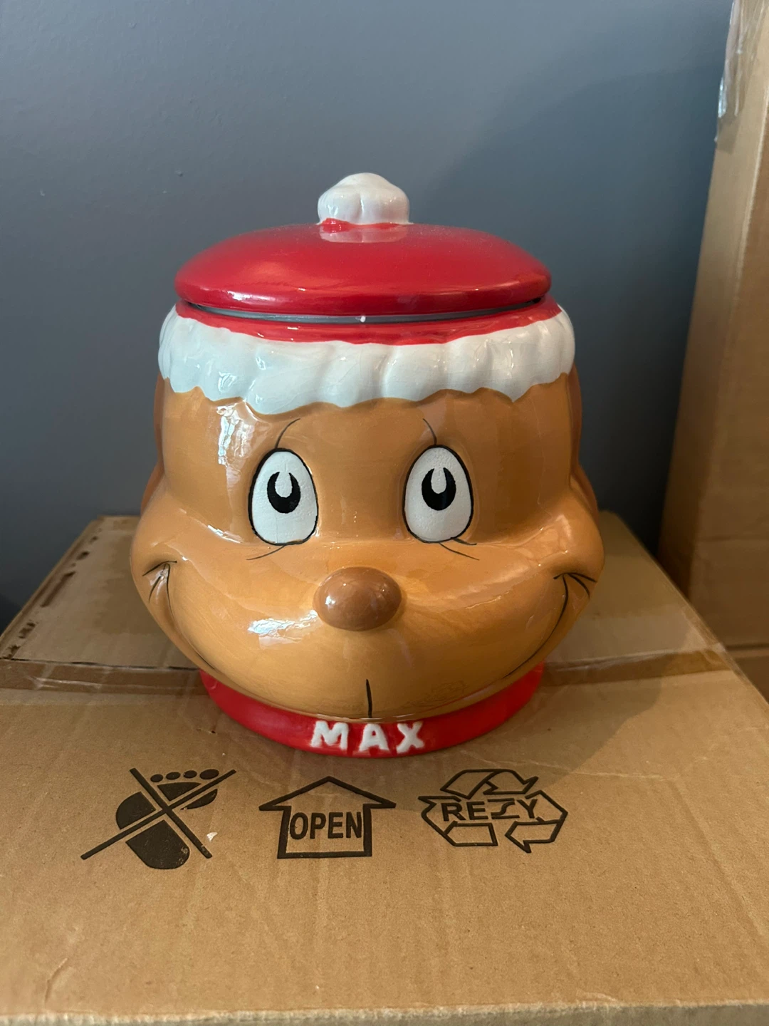 The Grinch “Max” Cookie Jar