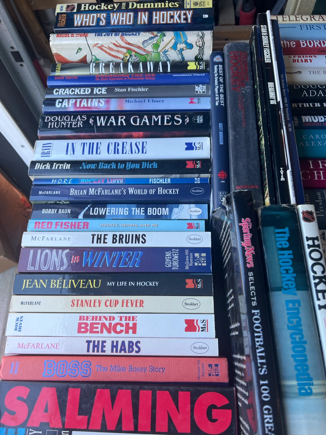 Collection of Hockey Books