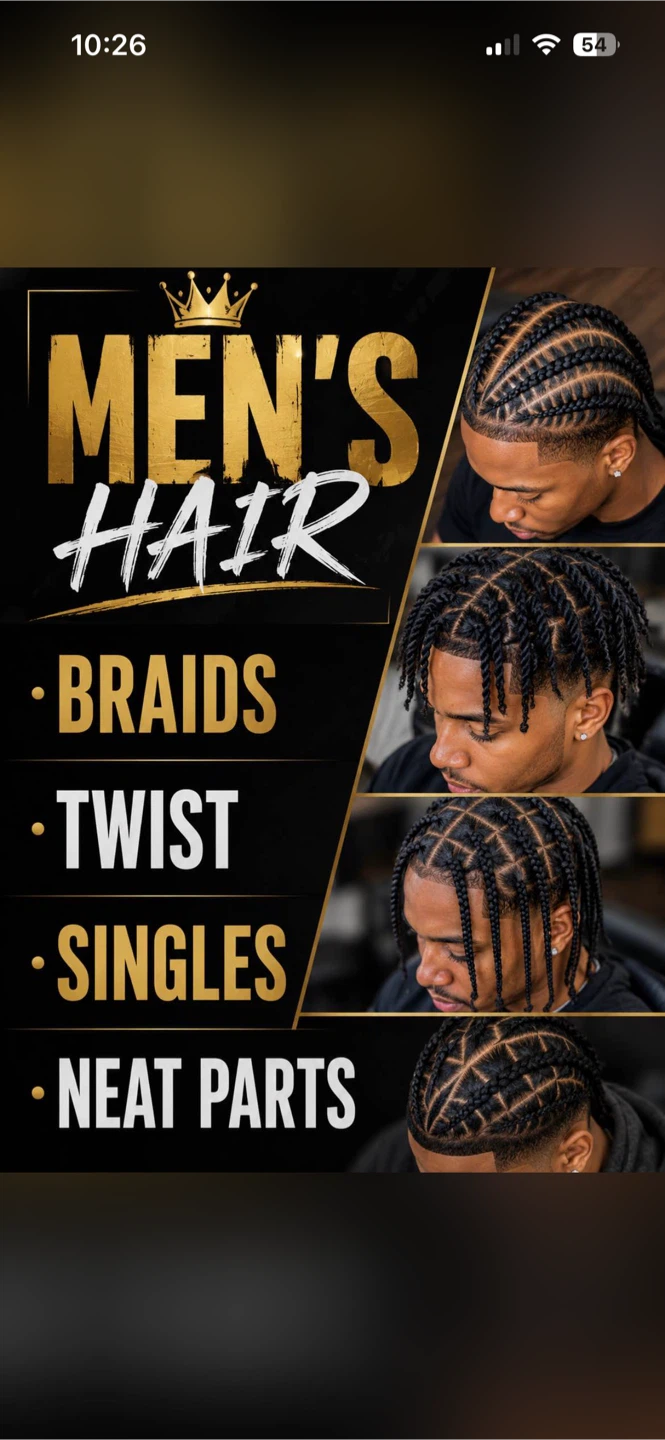 Men’s braids