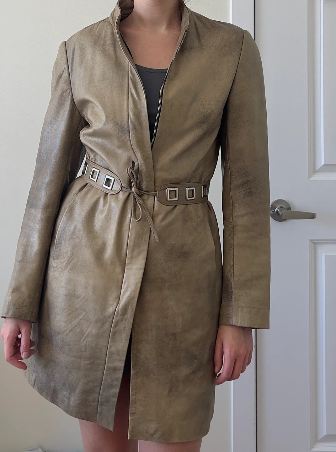 Marbet Sheepskin Leather Jacket - Women's Medium