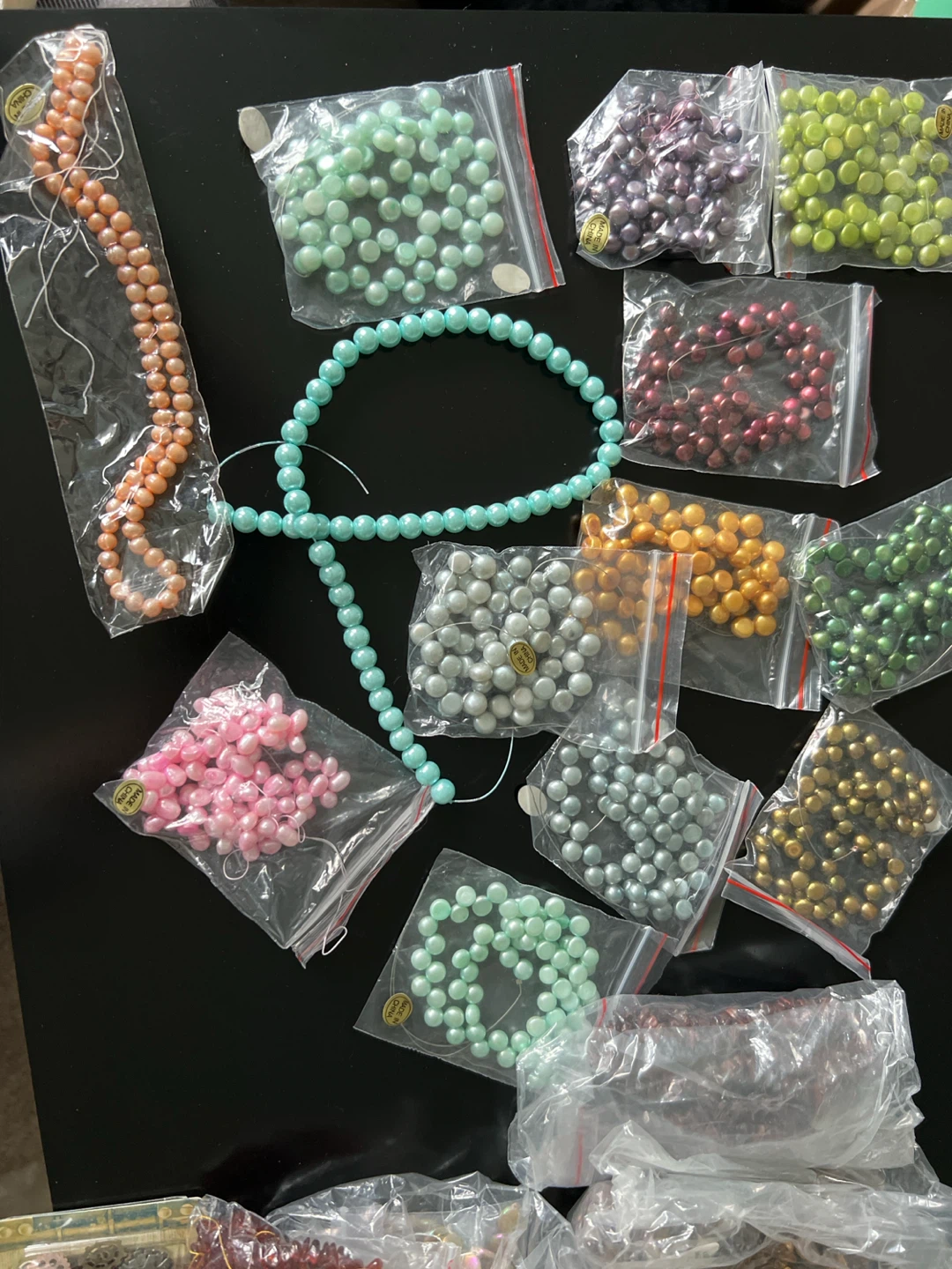Assorted Pearl-Style Craft Beads