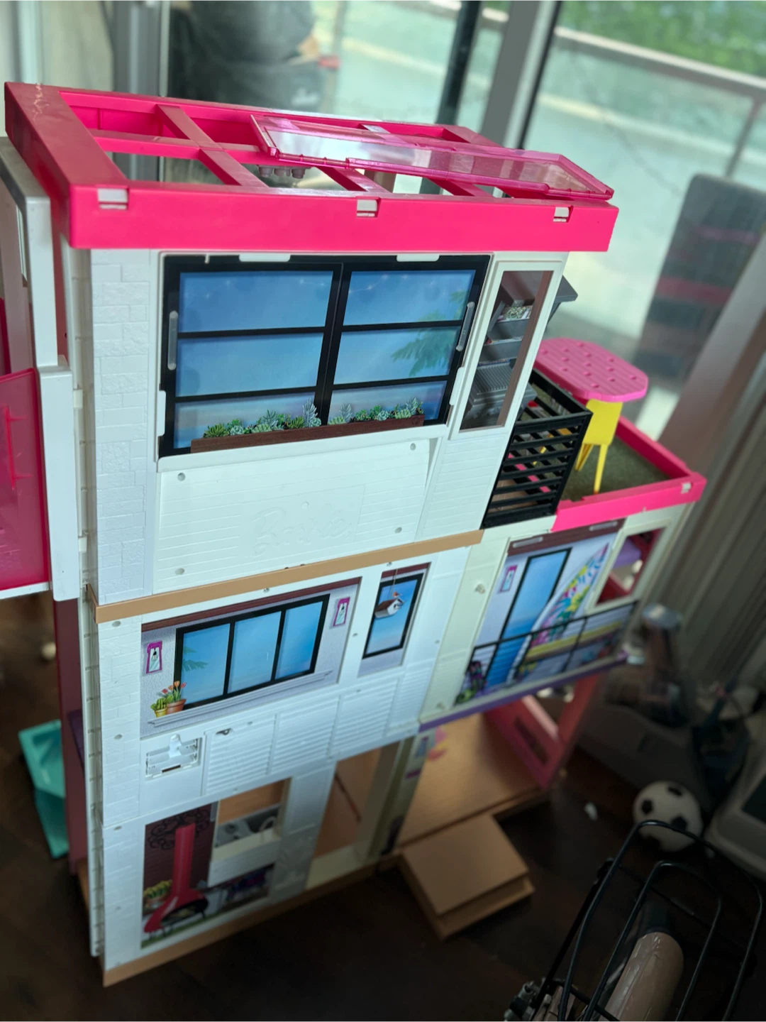 Barbie Dollhouse with Furniture and Slide - photo 2