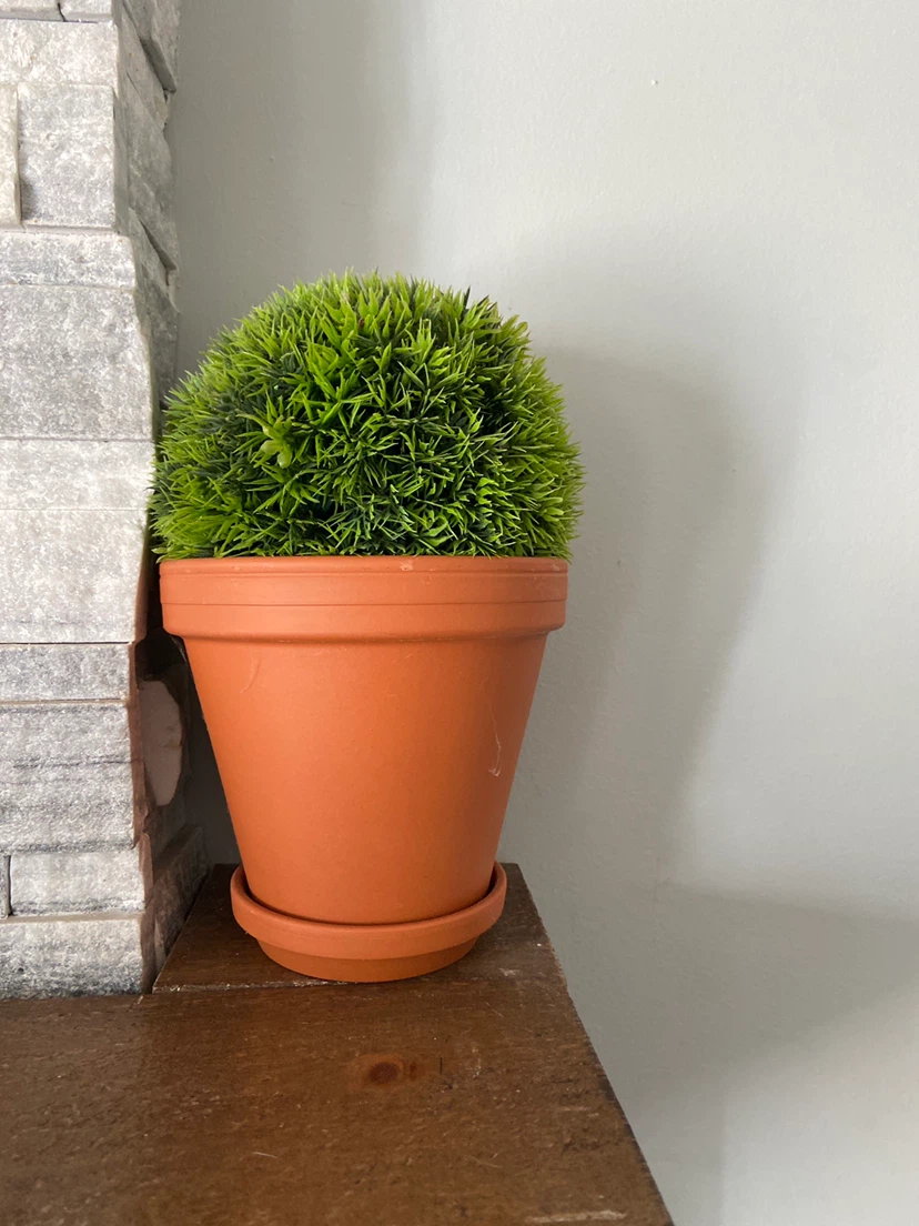 Artificial Greenery Ball in Terracotta Pot