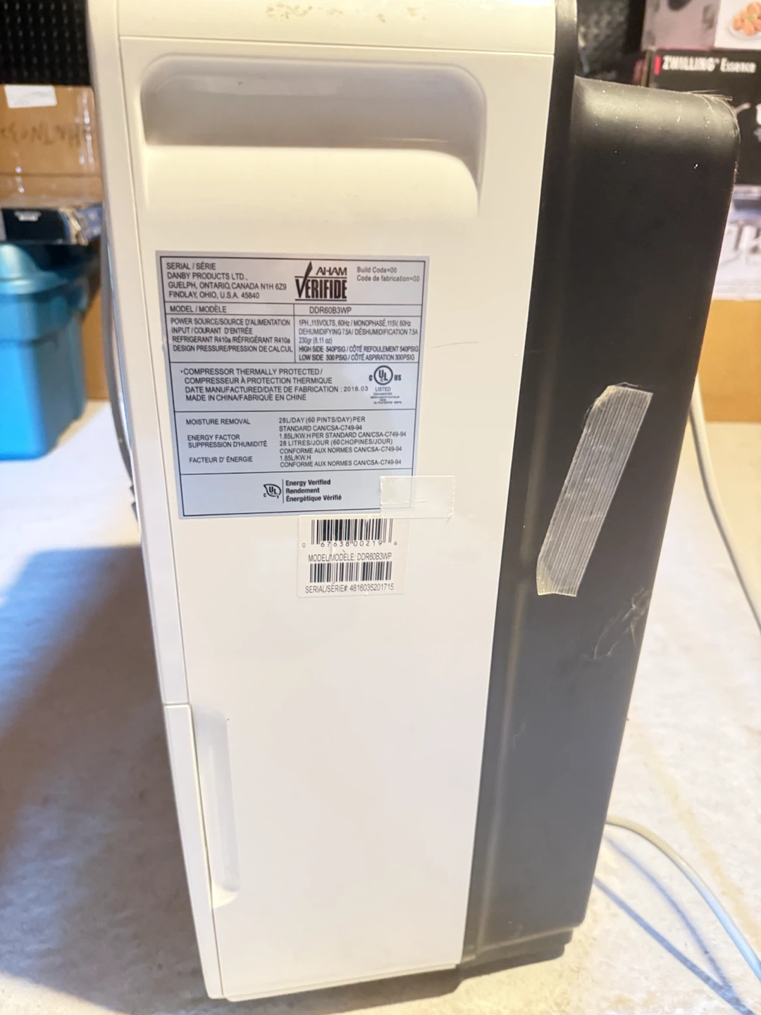 Danby Premiere Dehumidifier