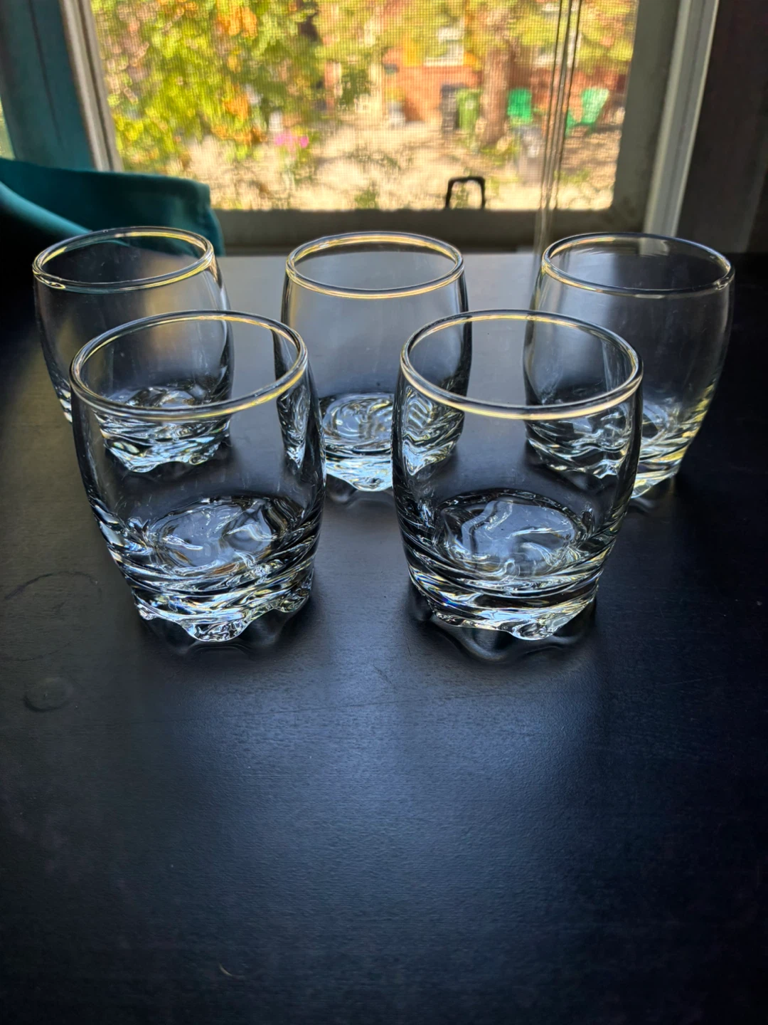 Set of 5 shot glasses