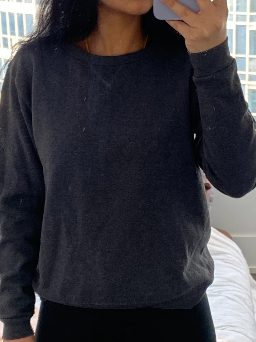 Hanes Dark Grey Crewneck Sweatshirt - photo 3