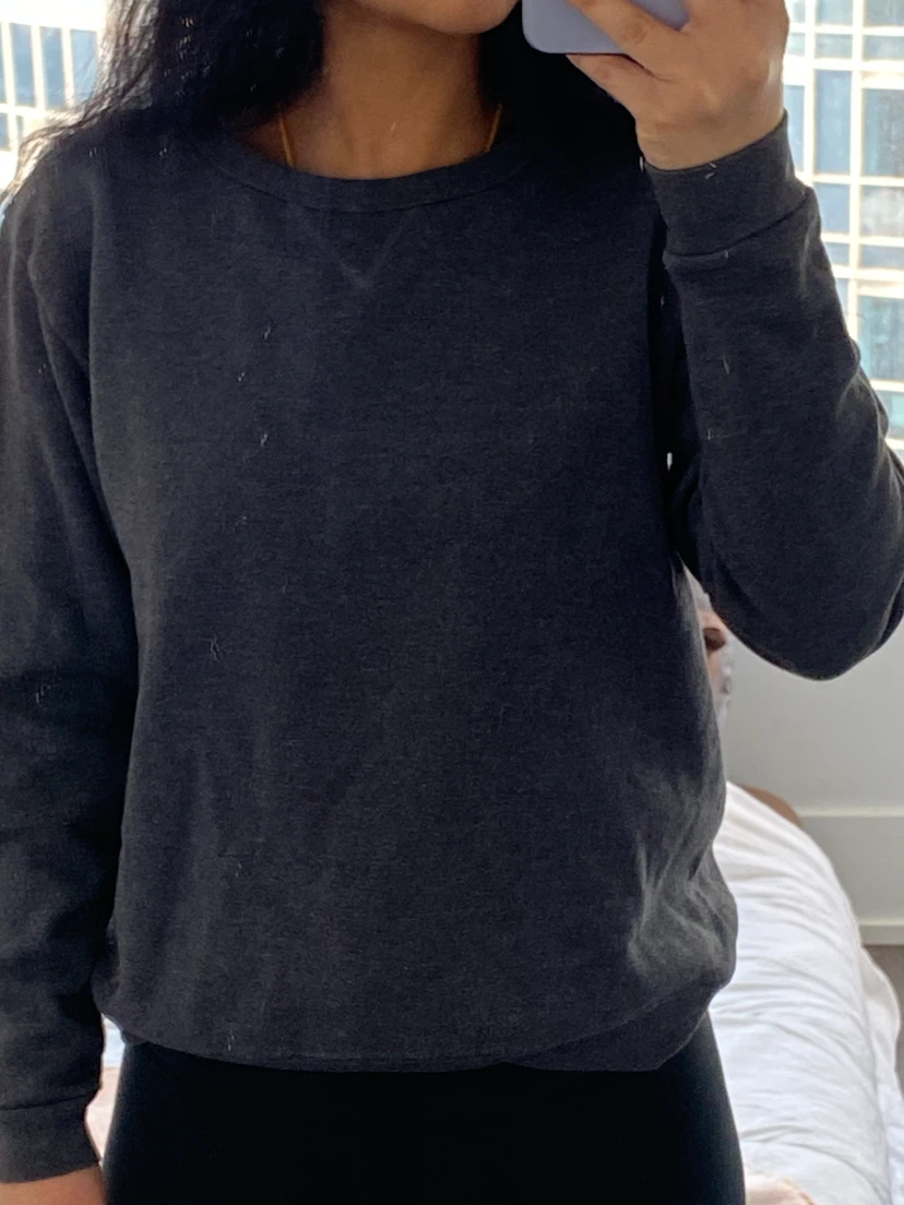 Hanes Dark Grey Crewneck Sweatshirt - photo 4