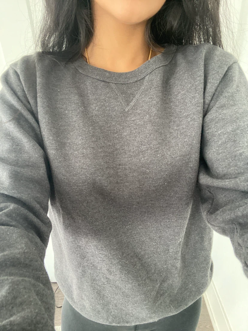 Hanes Dark Grey Crewneck Sweatshirt - photo 5