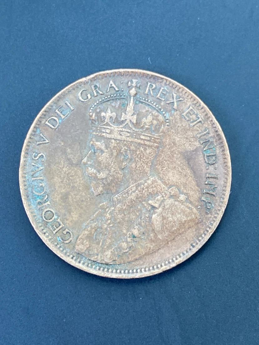1916 Canadian Large Cent Coin