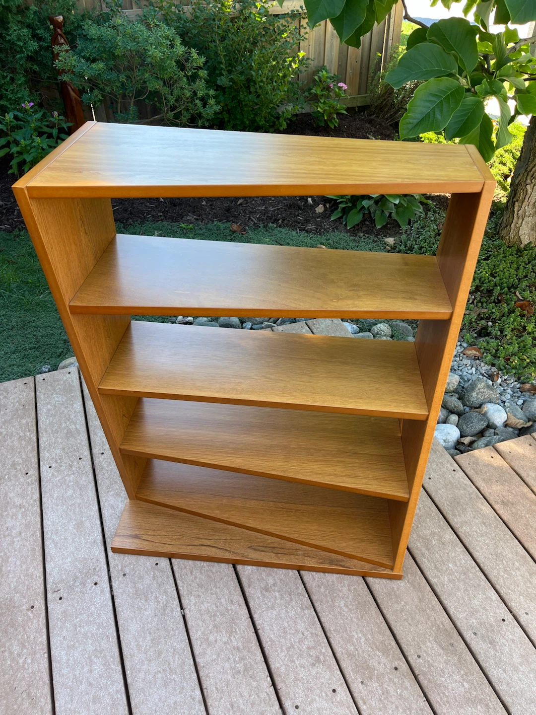 Unique Pier 1 imports solid wood twist bookcase - photo 2