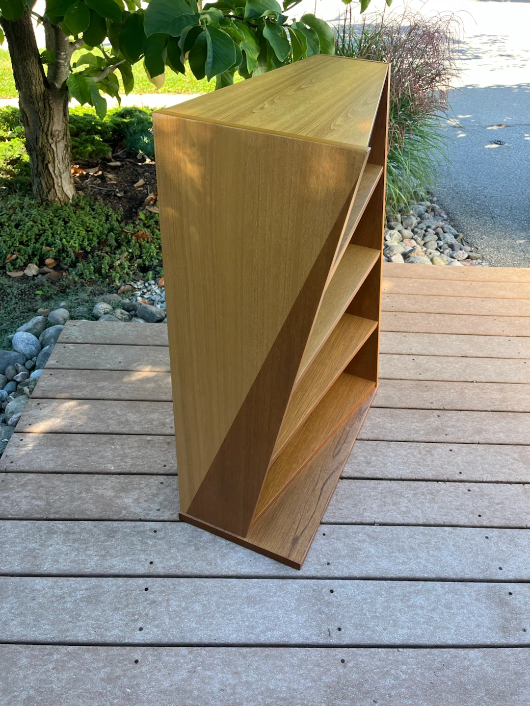 Unique Pier 1 imports solid wood twist bookcase - photo 3
