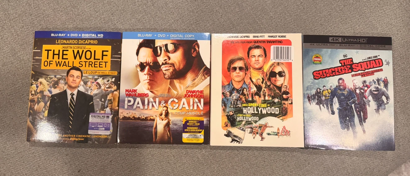 🎬 4-Movie Blu-ray / 4K Lot