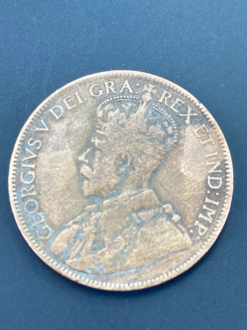 1919 Canadian One Cent Coin
