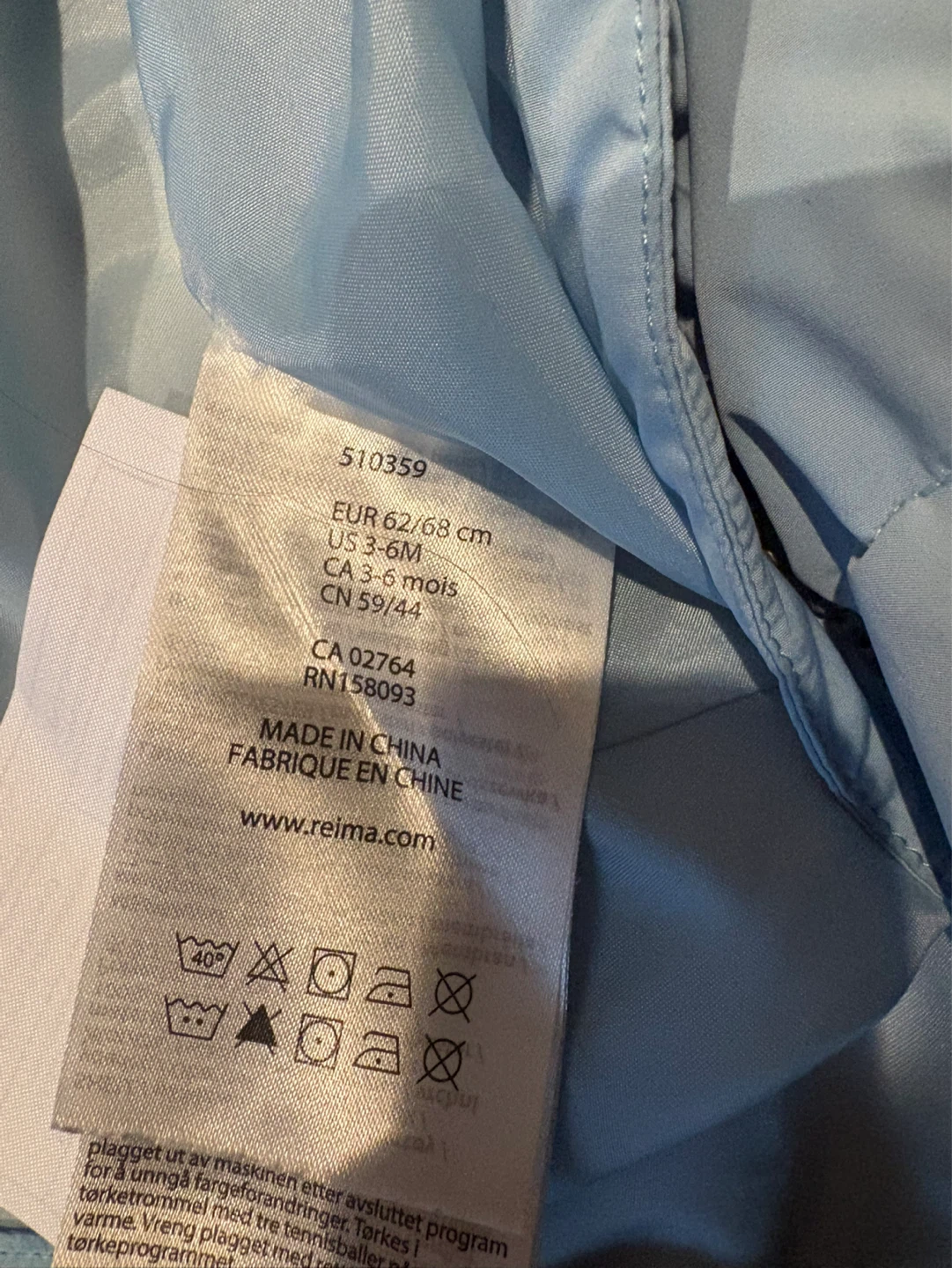 Reima Baby Bunting Snowsuit 3-6 Months - photo 3