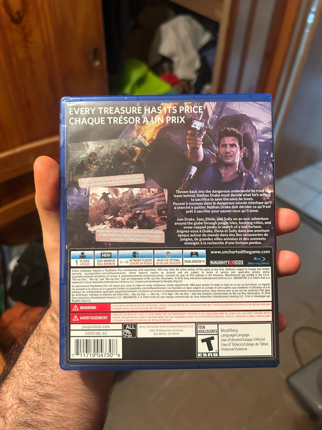 Uncharted 4: A Thief's End PS4 Video Game - photo 2