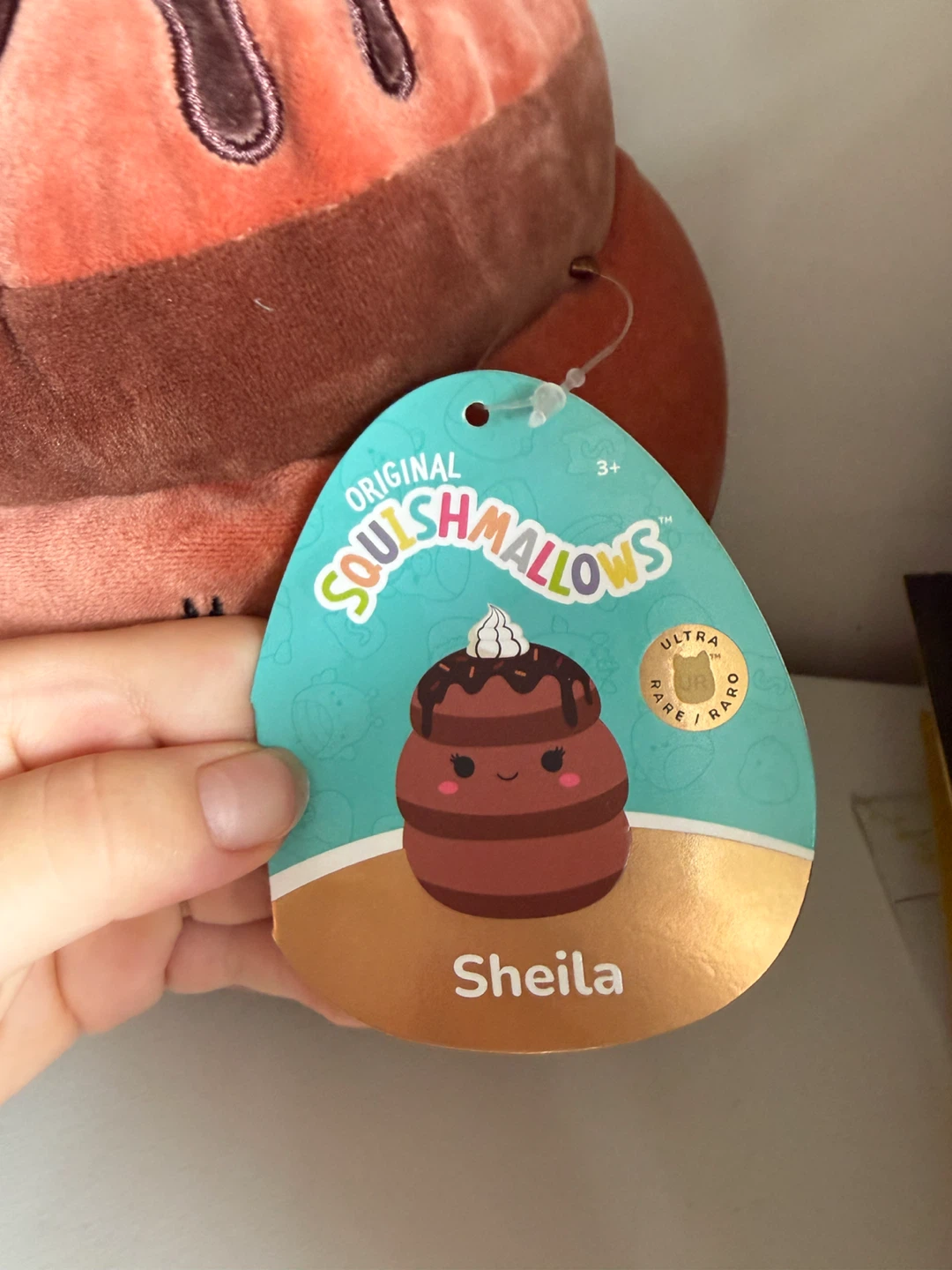 Squishmallows "Sheila" Chocolate Cake Plush Toy