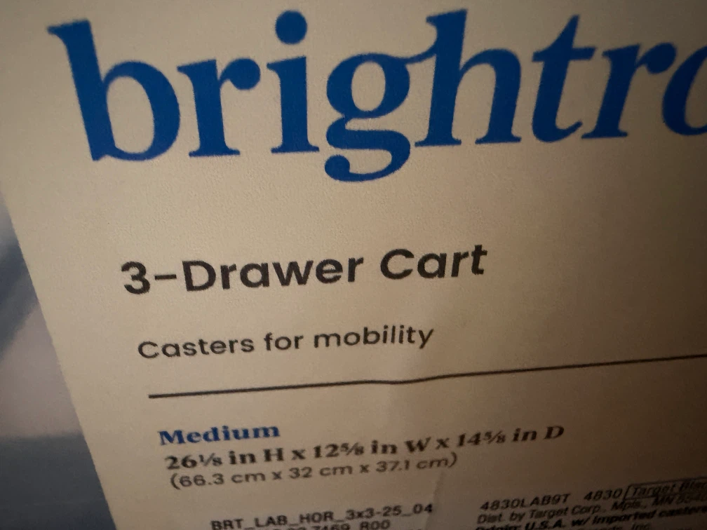 Brightroom 3-Drawer Cart - photo 2