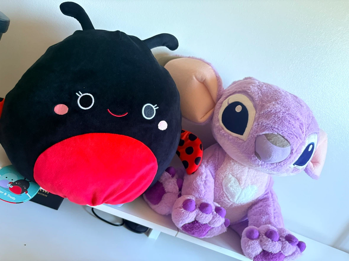Squishmallow Ladybug and Angel Plush Toys