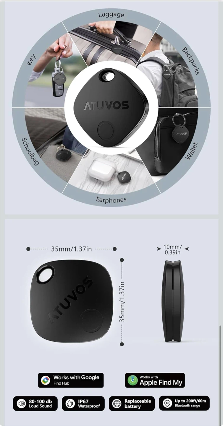 ATUVOS Tag Pro Bluetooth Tracker - photo 4