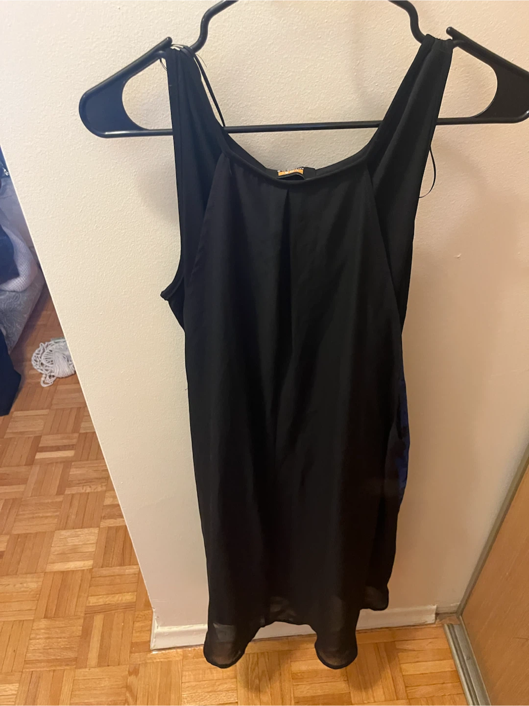 Laura Petites Black & Blue Snake Print Tank Top - photo 4