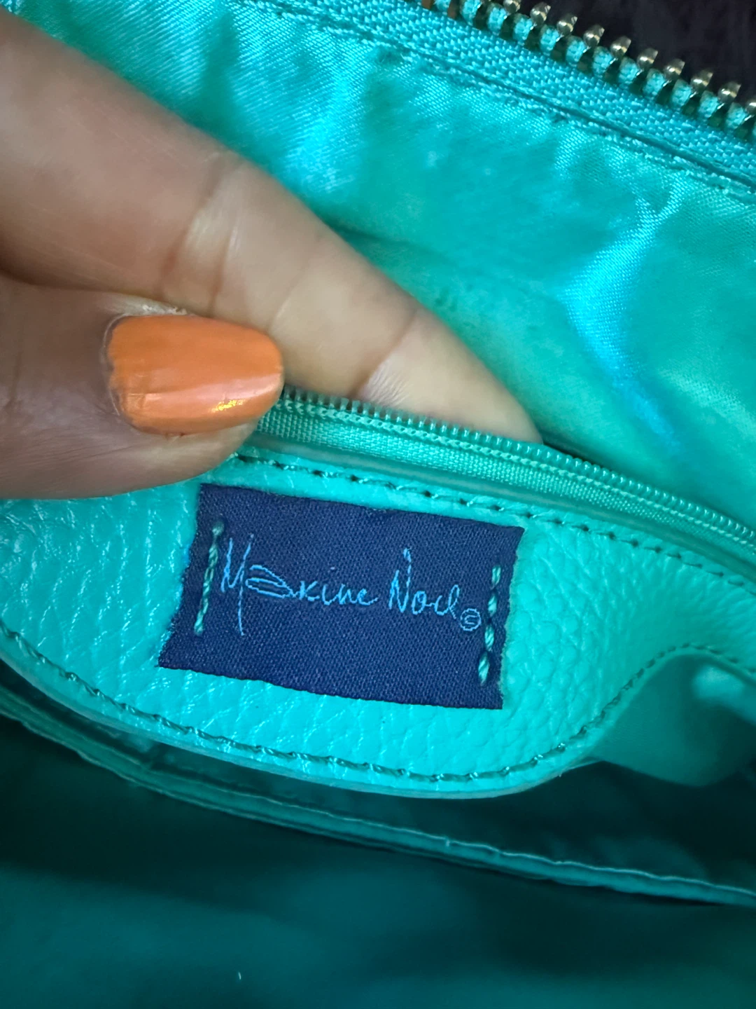 Maxine Noel Turquoise Art Crossbody Bag - photo 5