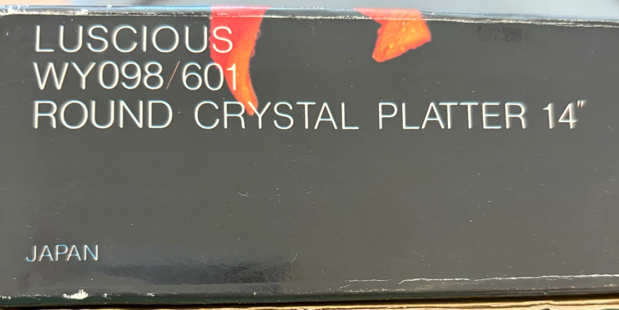 Luscious 14-inch Round Crystal Platter - photo 2