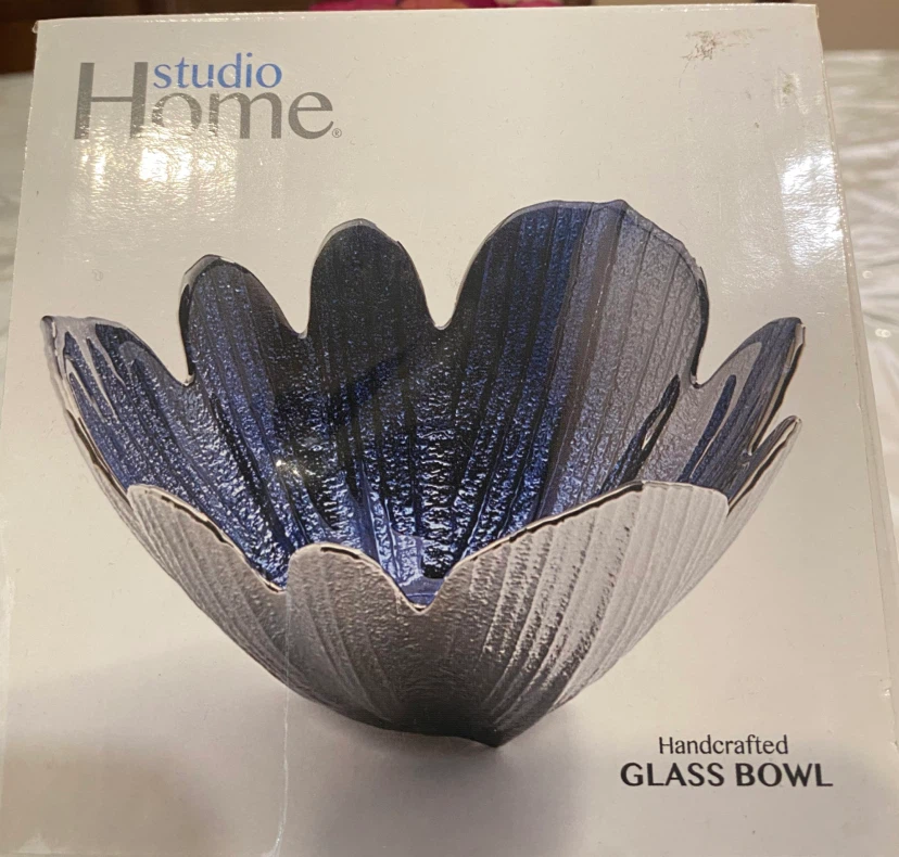Studio Home Handcrafted Glass Bowl