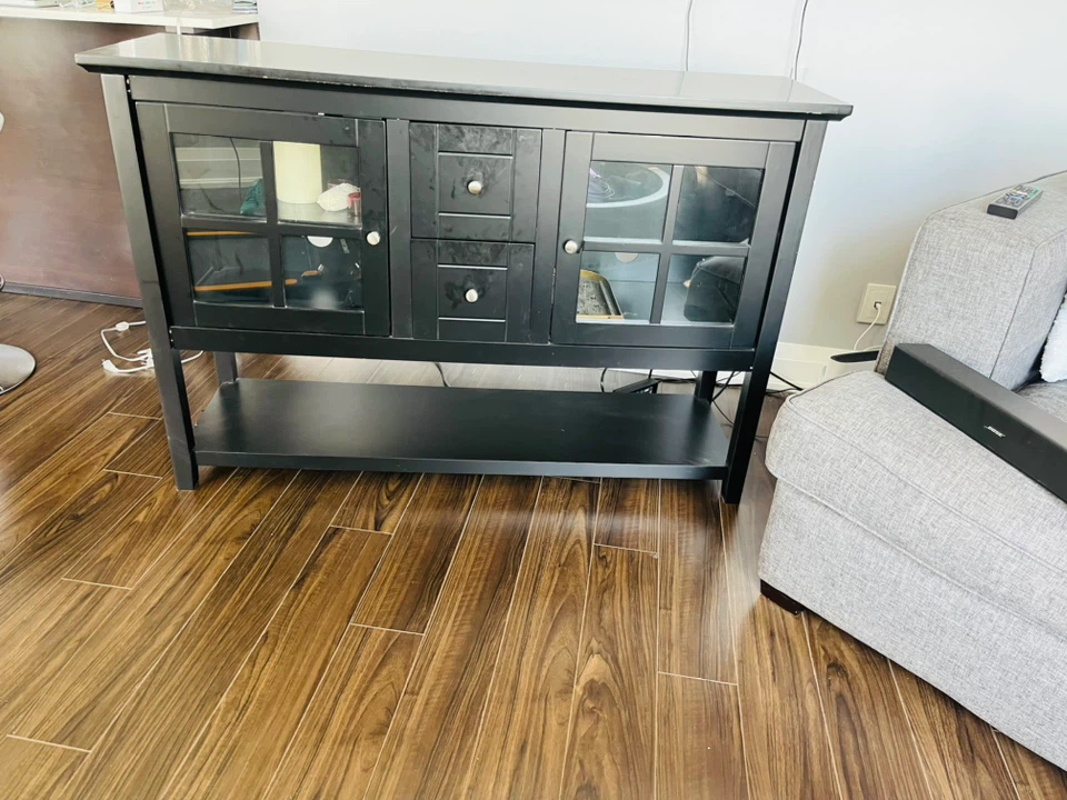 Furniture Cabinet Dark Brown