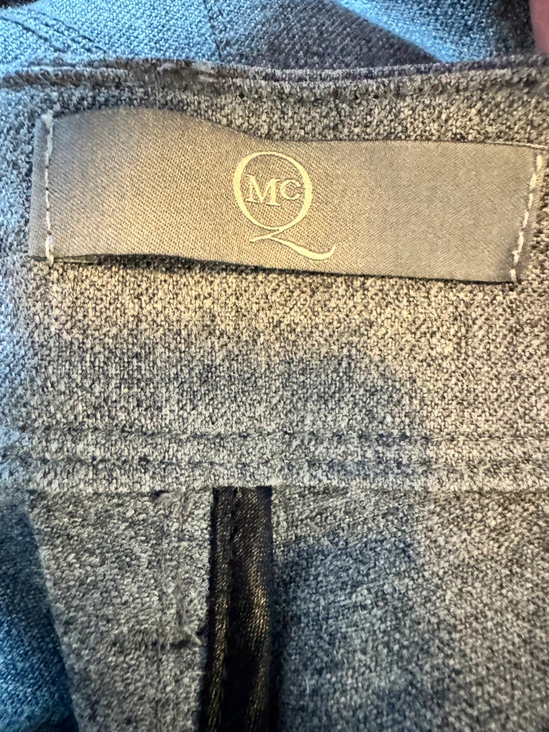 Alexander McQueen Grey Wool Blend Trousers - photo 3
