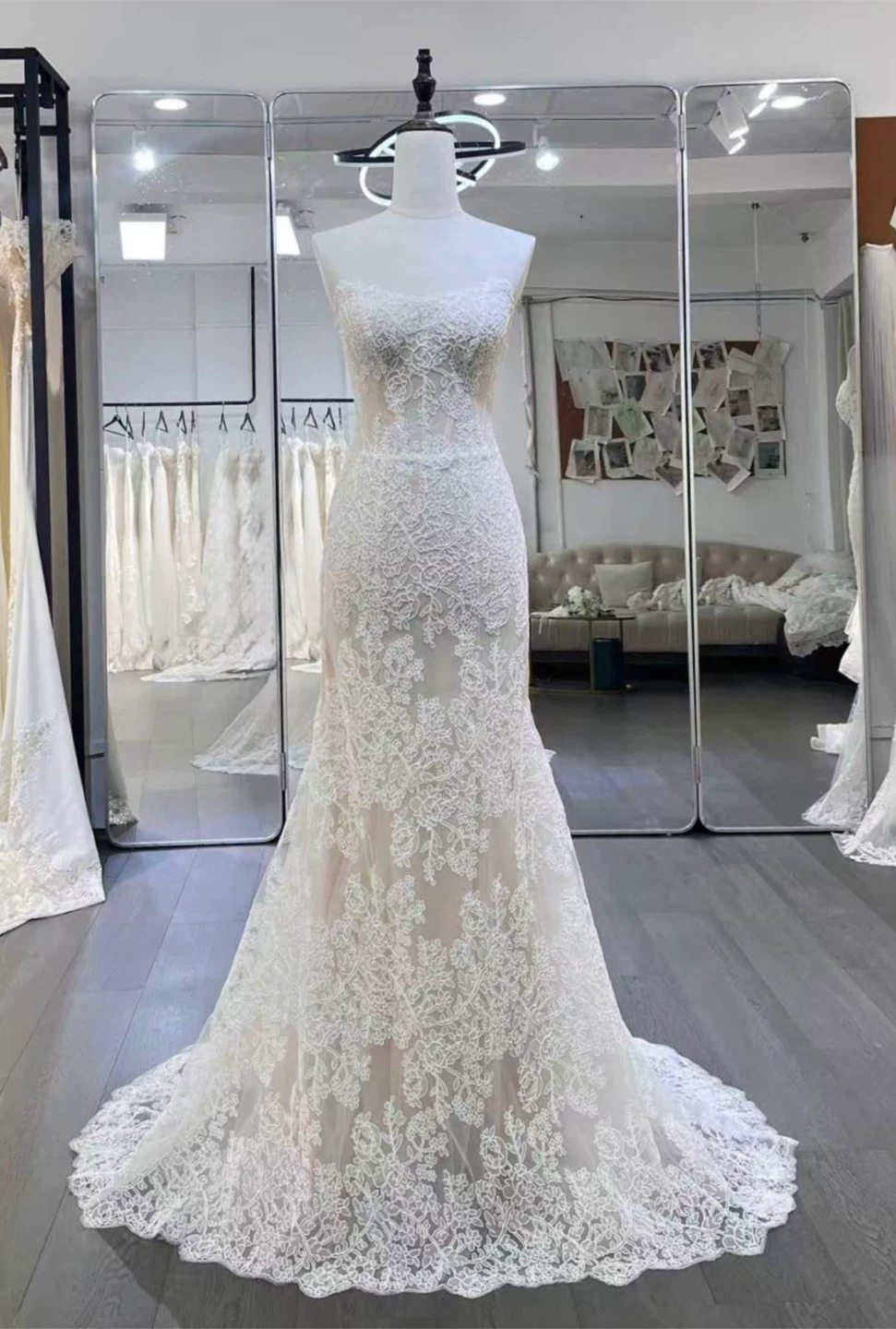 lace wedding dress new with tag - photo 2