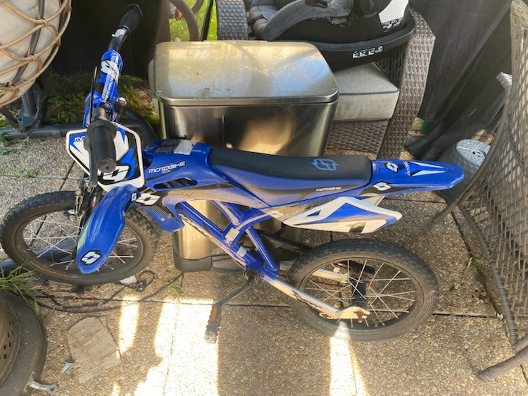Motobike Kids Bicycle - Blue - photo 2