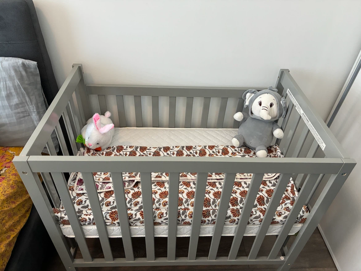 Dream On Me Edgewood 4 in 1 Mini Crib (Including Mattress)