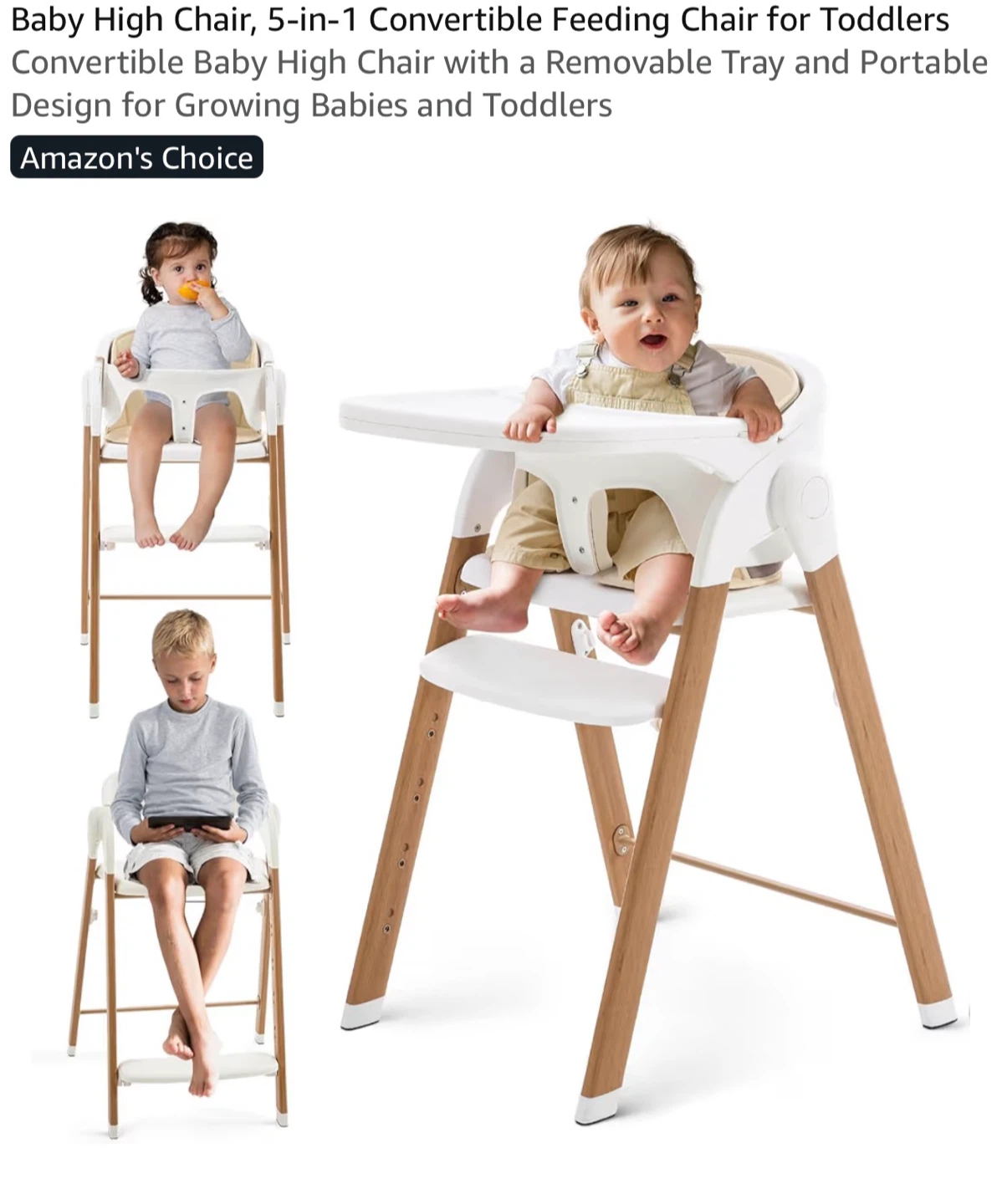 Jaoul 5-in-1 Convertible High Chair