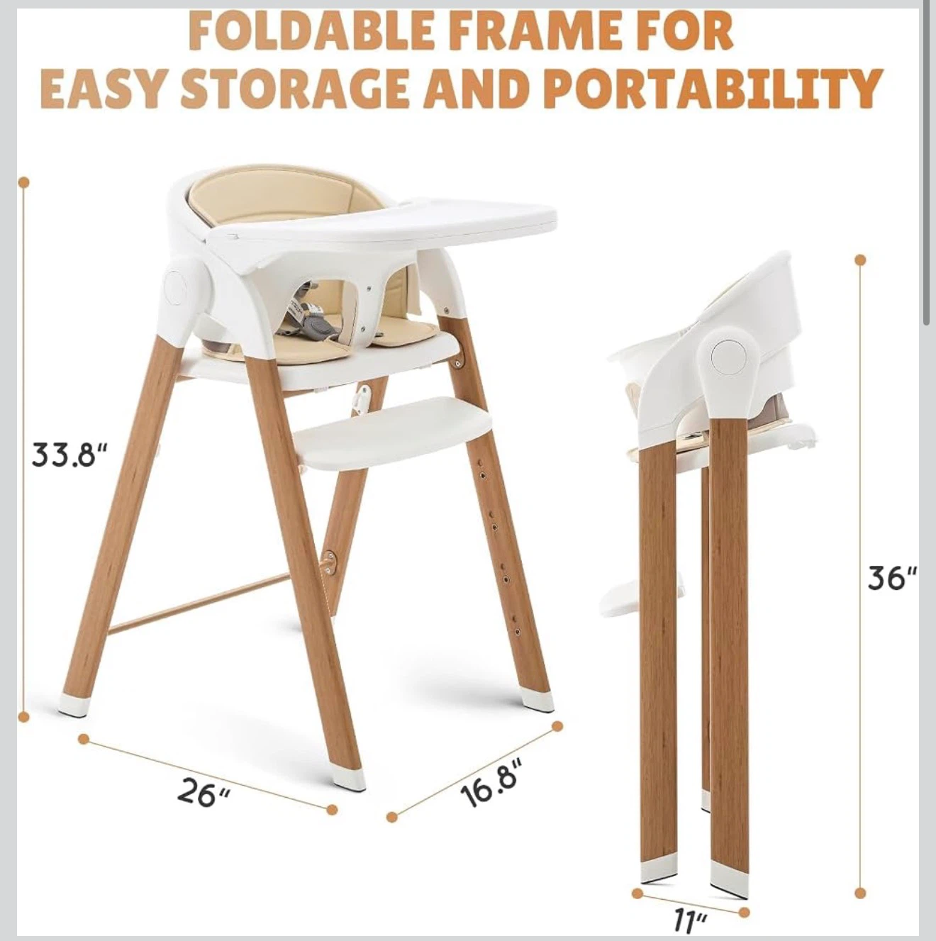 Jaoul 5-in-1 Convertible High Chair - photo 2