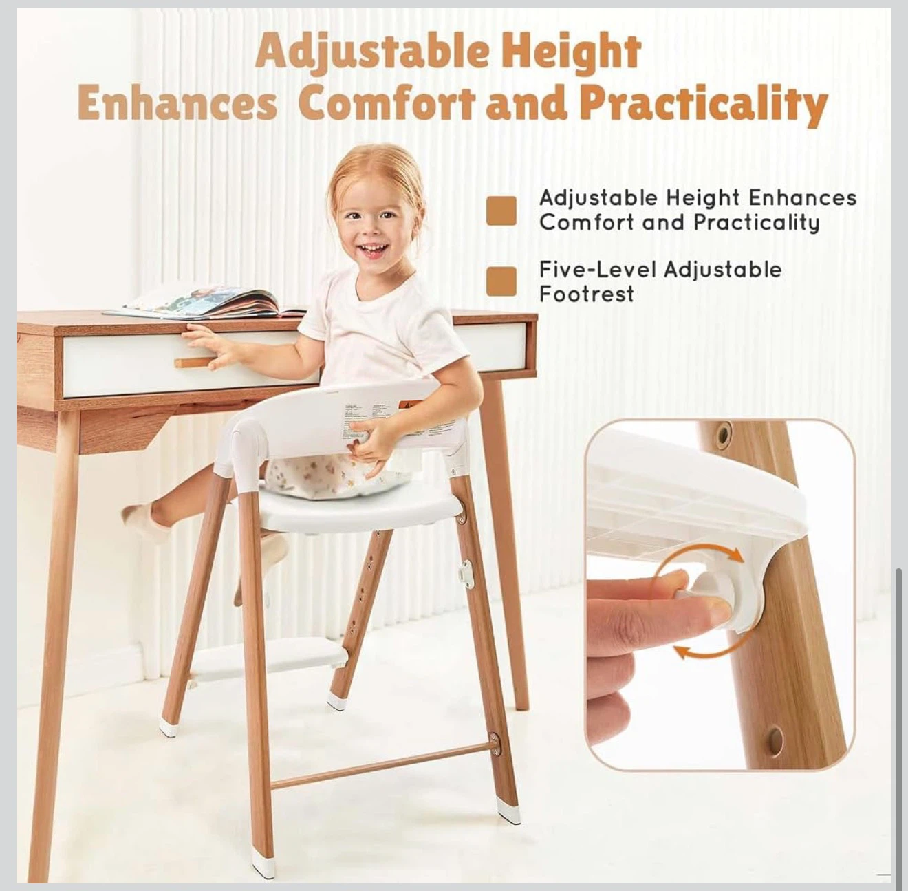 Jaoul 5-in-1 Convertible High Chair - photo 5