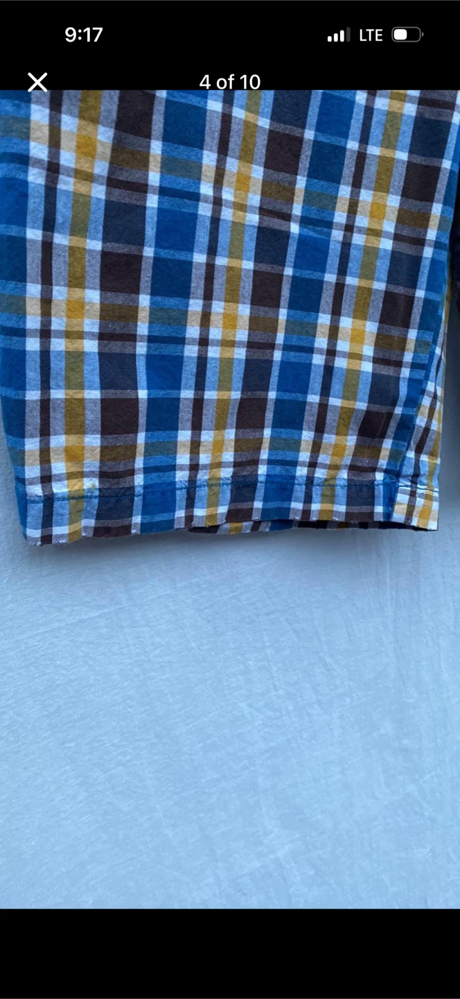 Company 81 Distressed Plaid Shorts - photo 4