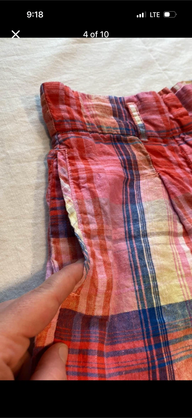 C&C California Linen Plaid Shorts - photo 4