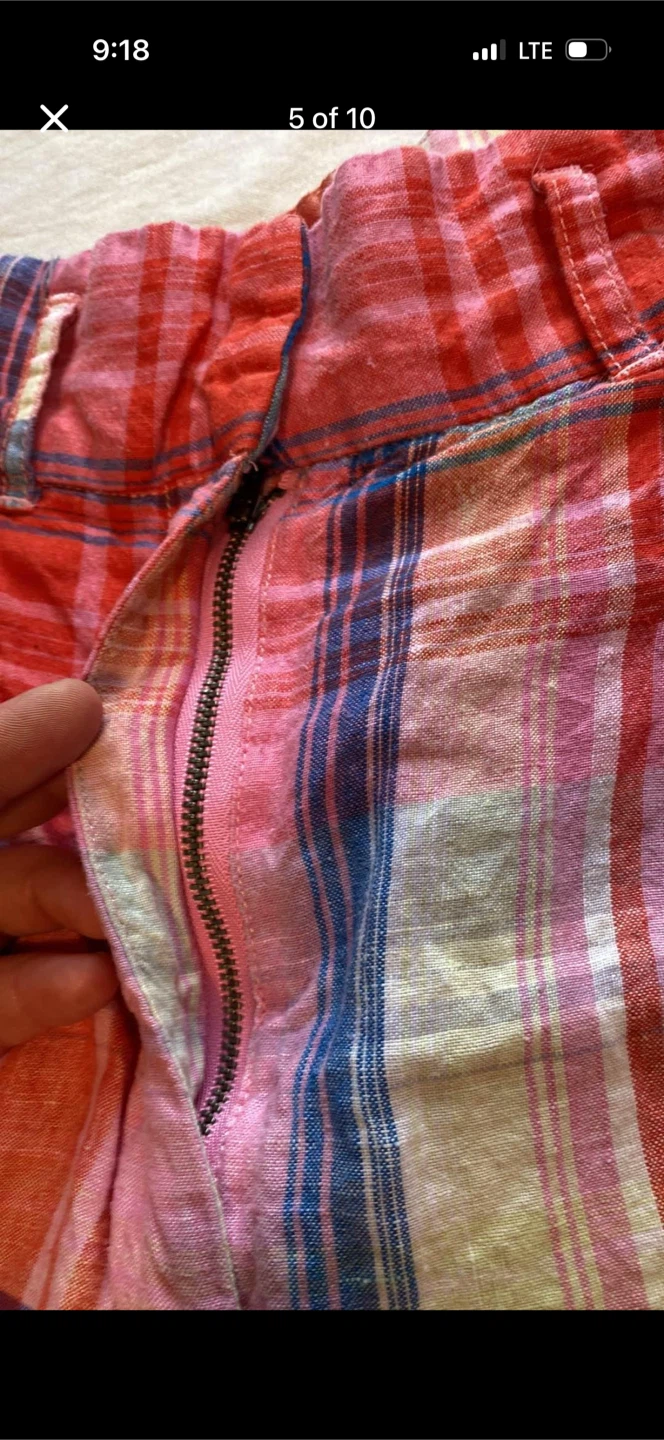 C&C California Linen Plaid Shorts - photo 5