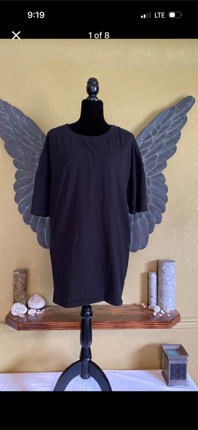 Luna Oversized Tee Shirt Style Mini Dress