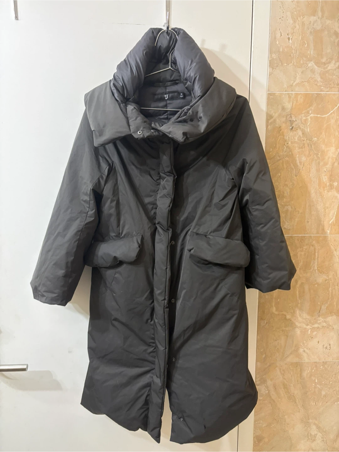 Uniqlo +J Jil Sander Hybrid Down Coat Brown Women's Size XS