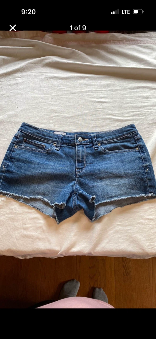 Gap Blue Denim Summer Cut Off Shorts