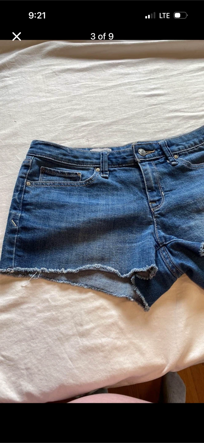 Gap Blue Denim Summer Cut Off Shorts - photo 3