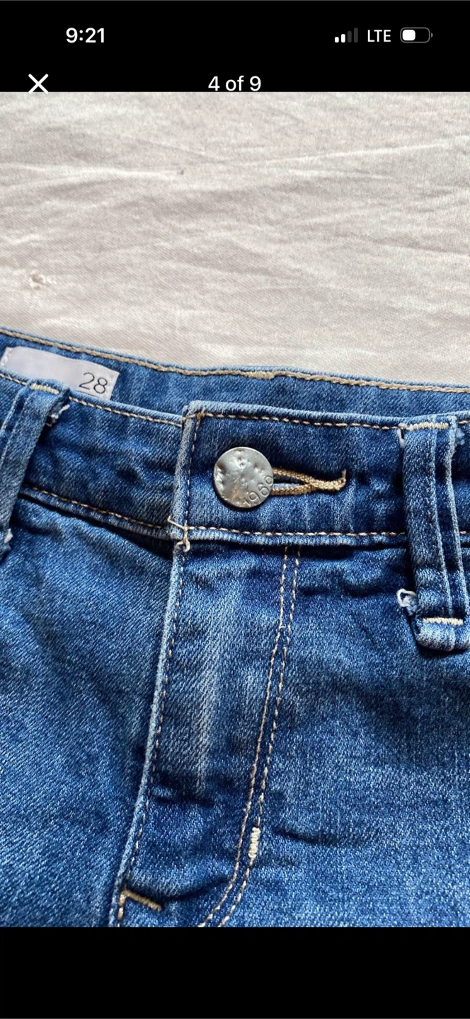Gap Blue Denim Summer Cut Off Shorts - photo 4