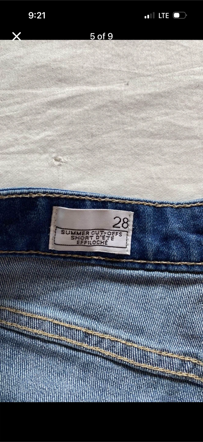 Gap Blue Denim Summer Cut Off Shorts - photo 5