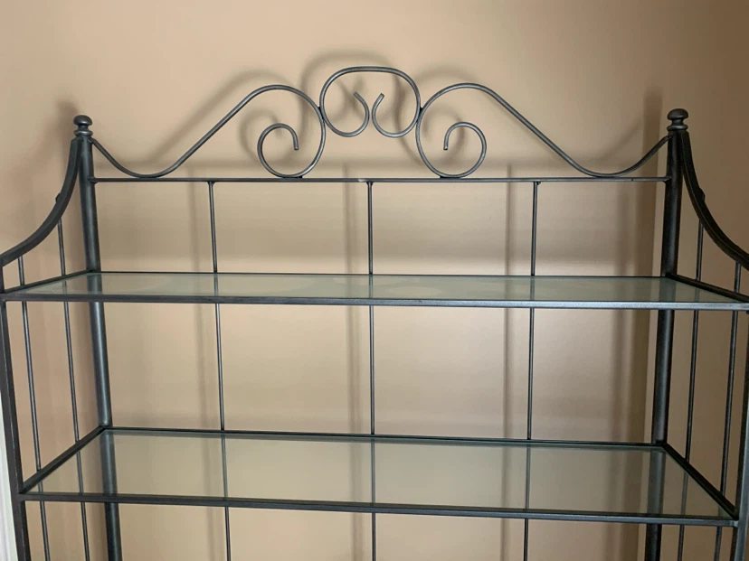 Metal Baker's Rack with Tile Counter - photo 2