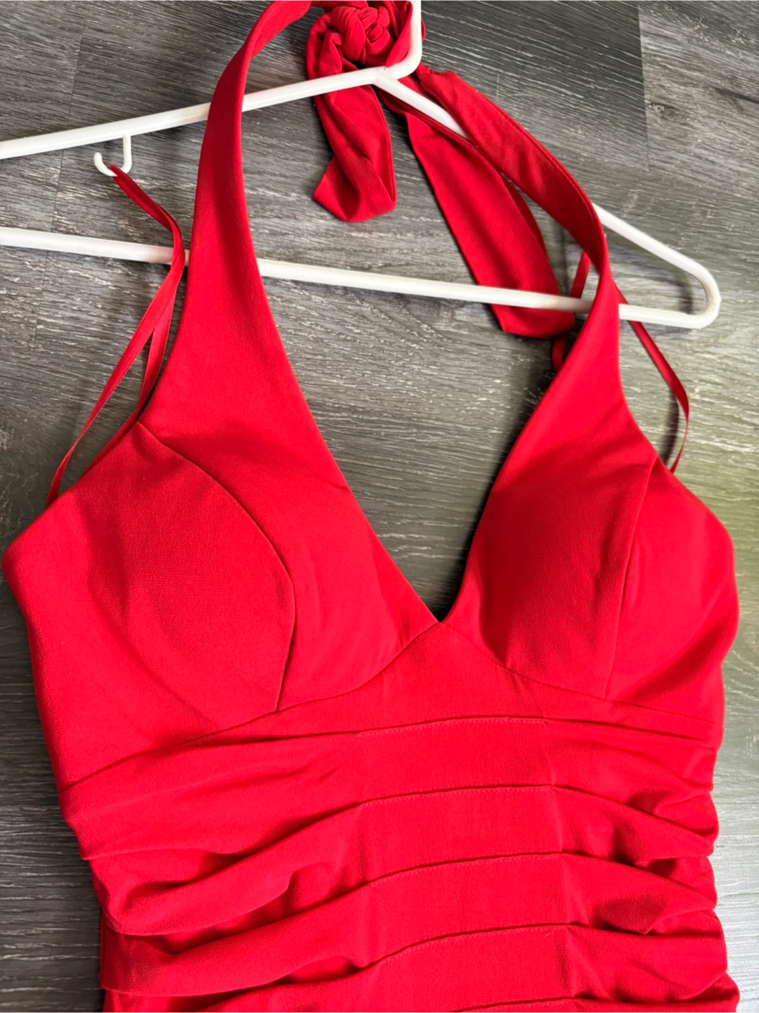 Roccobarocco Red Halter Dress - photo 2